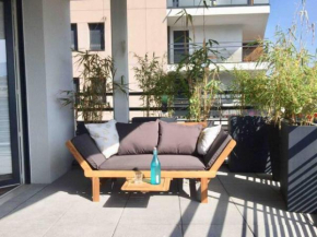 Sainté, 3étoiles terrasse proche du centreville, calme